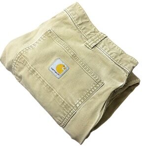 Carhartt Rugged Flex Relaxed Fit Canvas Work Pants Mens 34x32 (Actual) Utility